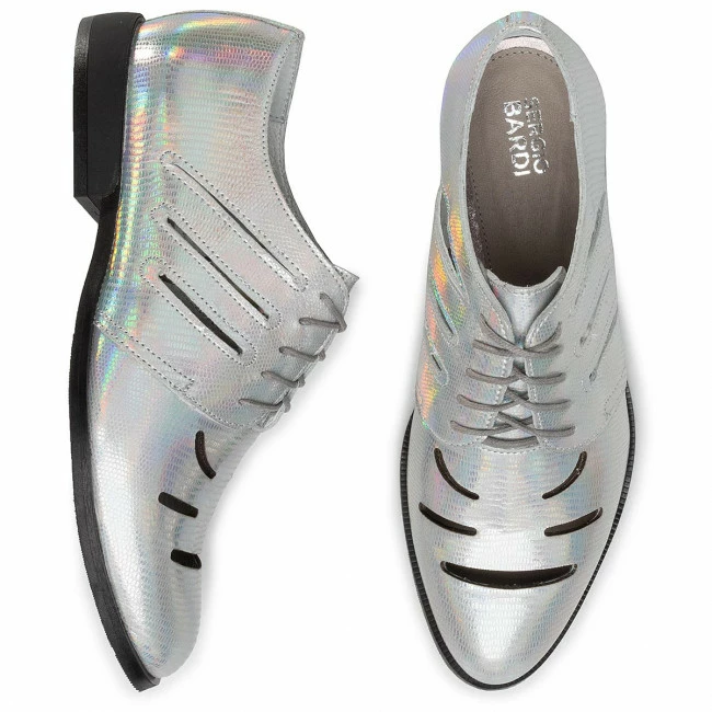 Oxfords SERGIO BARDI - SB-36-09-000457 110 Silver 7 Oxfords SERGIO BARDI - SB-36-09-000457 110 Silver - Image 5