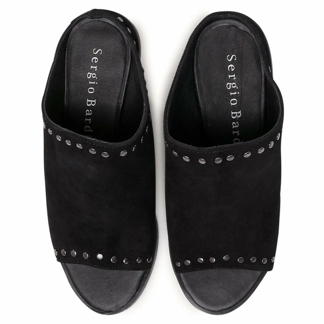 Casual Mules Slides SERGIO BARDI - SB-49-09-000480 801 Black 7 Casual Mules Slides SERGIO BARDI - SB-49-09-000480 801 Black - Image 5