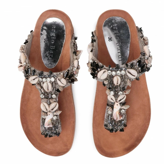 Flip-flops Slides SERGIO BARDI - SB-60-09-000489 610 Grey 8 Flip-flops Slides SERGIO BARDI - SB-60-09-000489 610 Grey - Image 6