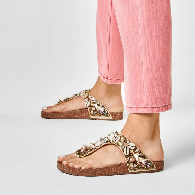 Flip-flops Slides SERGIO BARDI - SB-60-09-000489 611 Beige 4 Flip-flops Slides SERGIO BARDI - SB-60-09-000489 611 Beige - Image 2