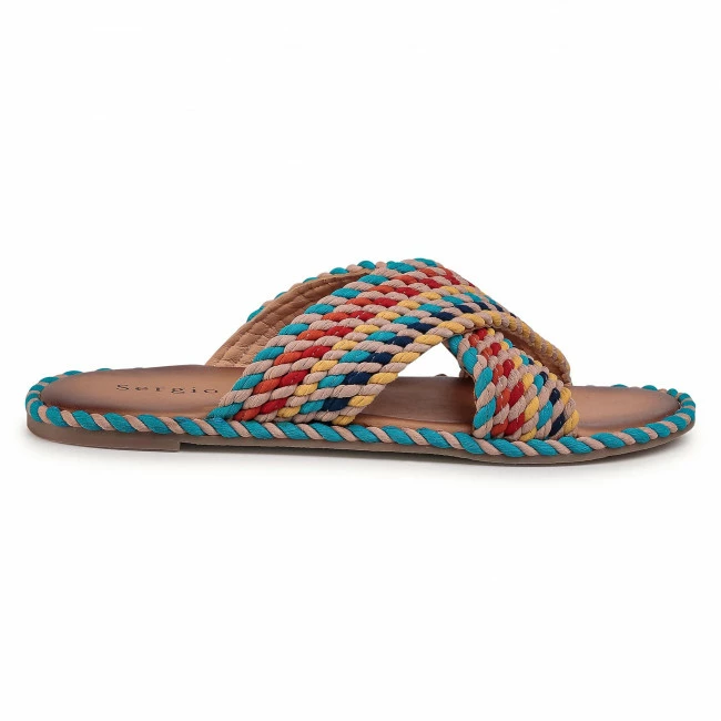 Casual Mules Slides SERGIO BARDI - SB-60-09-000491 918 Colourful 5 Casual Mules Slides SERGIO BARDI - SB-60-09-000491 918 Colourful - Image 3