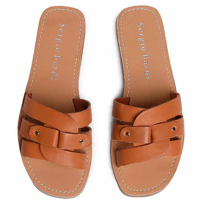 Casual Mules Slides SERGIO BARDI - SB-60-09-000499 104 Brown 8 Casual Mules Slides SERGIO BARDI - SB-60-09-000499 104 Brown - Image 6