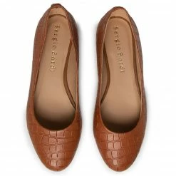 Ballerina Shoes Flats SERGIO BARDI - SB-31-09-000539 104 Brown -Sergio Bardi Sales Store 0000206691958 05 jc