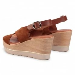 Wedges Sandals SERGIO BARDI - SB-24-09-000583 604 Brown -Sergio Bardi Sales Store 0000206743824 3