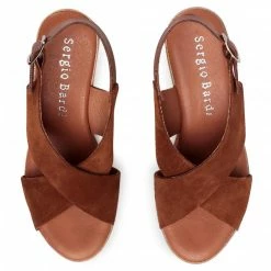 Wedges Sandals SERGIO BARDI - SB-24-09-000583 604 Brown -Sergio Bardi Sales Store 0000206743824 7