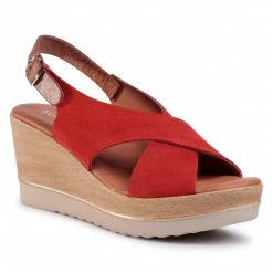 Wedges Sandals SERGIO BARDI - SB-24-09-000583 608 Red