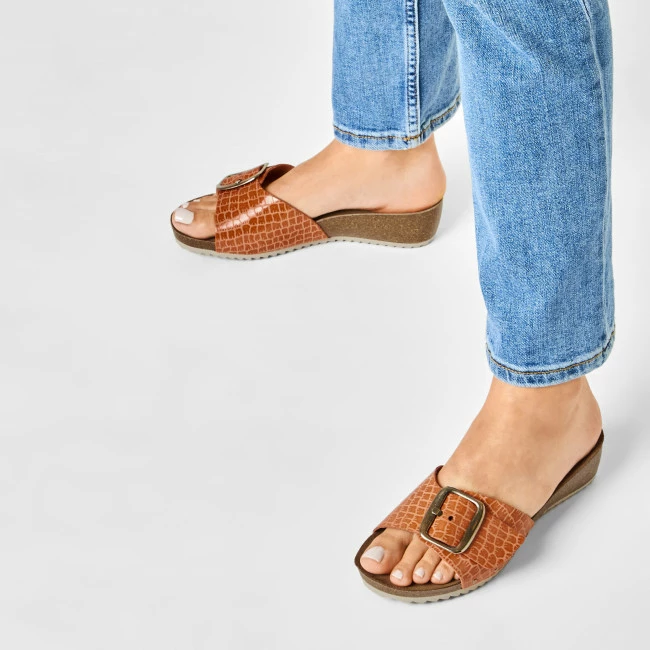 Casual Sandals Slides SERGIO BARDI - SB-24-09-000591 545 Brown 4 Casual Sandals Slides SERGIO BARDI - SB-24-09-000591 545 Brown - Image 2