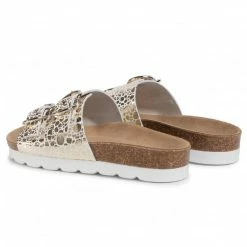 Casual Mules Slides SERGIO BARDI - SB-73-09-001044 626 White, Gold -Sergio Bardi Sales Store 0000207582880 02 mg