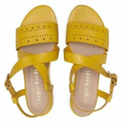 Casual Sandals Sandals SERGIO BARDI - SB-77-11-001178 152 Yellow -Sergio Bardi Sales Store 0000208313124 06 rz