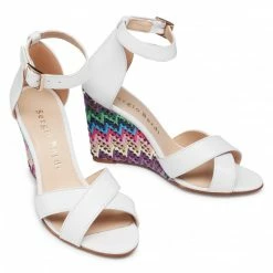 Wedges Sandals SERGIO BARDI - SB-28-11-001137 102 White -Sergio Bardi Sales Store 0000208415804 05 rz