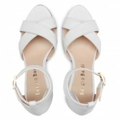 Wedges Sandals SERGIO BARDI - SB-28-11-001137 102 White -Sergio Bardi Sales Store 0000208415804 06 rz