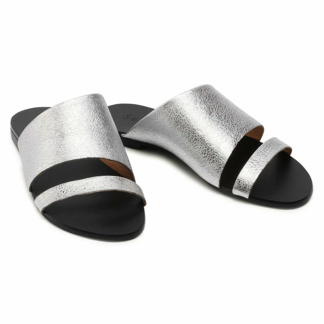 Casual Mules Slides SERGIO BARDI - SB-04-11-001170 110 Silver 8 Casual Mules Slides SERGIO BARDI - SB-04-11-001170 110 Silver - Image 6