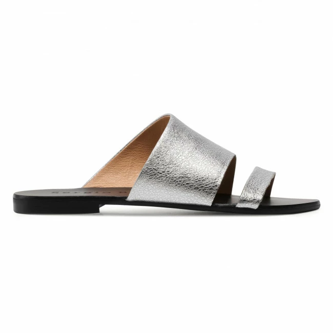 Casual Mules Slides SERGIO BARDI - SB-04-11-001170 110 Silver 5 Casual Mules Slides SERGIO BARDI - SB-04-11-001170 110 Silver - Image 3