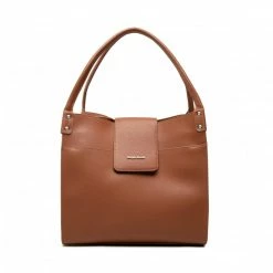 Classic Handbag SERGIO BARDI - MSH-J-008-20-01 Camel Brown