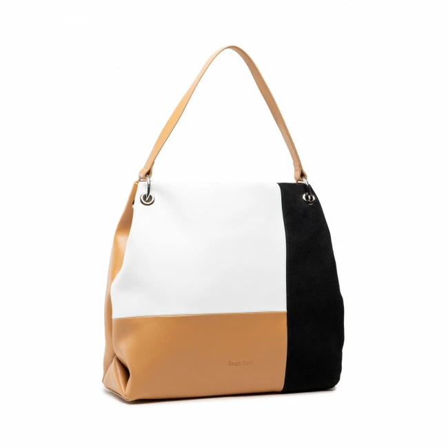 Classic Handbag SERGIO BARDI - MSH-J-005-20-01 Camel Brown, Colourful 4 Classic Handbag SERGIO BARDI - MSH-J-005-20-01 Camel Brown, Colourful - Image 2