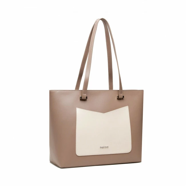 Canvas Totes & Shoppers Handbag SERGIO BARDI - MST-J-007-85-01 Burlywood Brown 4 Canvas Totes & Shoppers Handbag SERGIO BARDI - MST-J-007-85-01 Burlywood Brown - Image 2