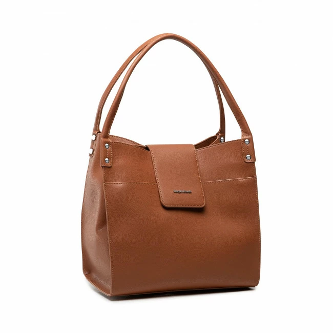 Classic Handbag SERGIO BARDI - MSH-J-008-20-01 Camel Brown 4 Classic Handbag SERGIO BARDI - MSH-J-008-20-01 Camel Brown - Image 2