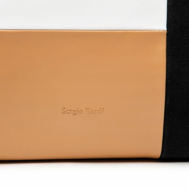 Classic Handbag SERGIO BARDI - MSH-J-005-20-01 Camel Brown, Colourful 5 Classic Handbag SERGIO BARDI - MSH-J-005-20-01 Camel Brown, Colourful - Image 3