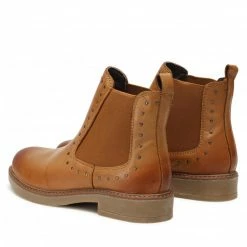 Elastic-sides Chelsea Boots SERGIO BARDI - WI16-A1013-01SB Camel Brown -Sergio Bardi Sales Store 03 5904248876944 rz