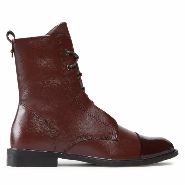 Ankle Boots SERGIO BARDI - RST-A1008-02SB Maroon Dark Red 4 Ankle Boots SERGIO BARDI - RST-A1008-02SB Maroon Dark Red - Image 2