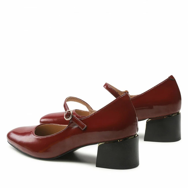 Heels Shoes SERGIO BARDI - WYL3139-2Z-SB Maroon Dark Red 5 Heels Shoes SERGIO BARDI - WYL3139-2Z-SB Maroon Dark Red - Image 3