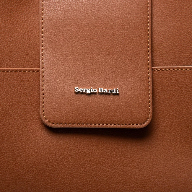 Classic Handbag SERGIO BARDI - MSH-J-008-20-01 Camel Brown 6 Classic Handbag SERGIO BARDI - MSH-J-008-20-01 Camel Brown - Image 4