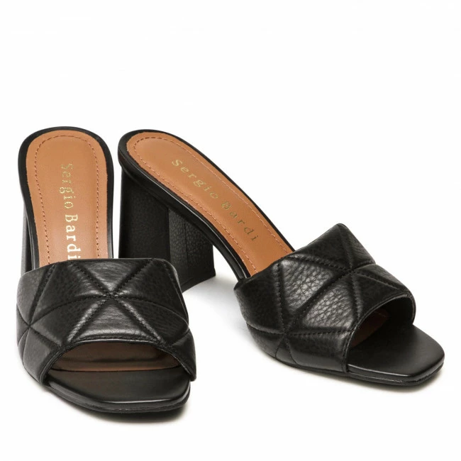 Casual Mules Slides SERGIO BARDI - KR-330403-02SB Black Black 7 Casual Mules Slides SERGIO BARDI - KR-330403-02SB Black Black - Image 5