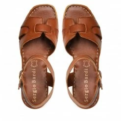 Wedges Sandals SERGIO BARDI - U442-CM Brown Brown -Sergio Bardi Sales Store 06 5904248683115 rz