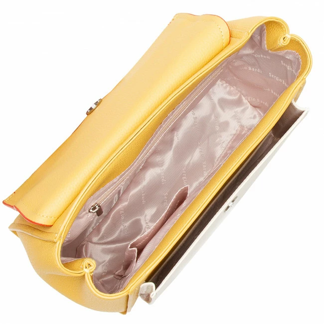 Classic Handbag SERGIO BARDI - MSR-A-005-MX-01 Mix Yellow 8 Classic Handbag SERGIO BARDI - MSR-A-005-MX-01 Mix Yellow - Image 6