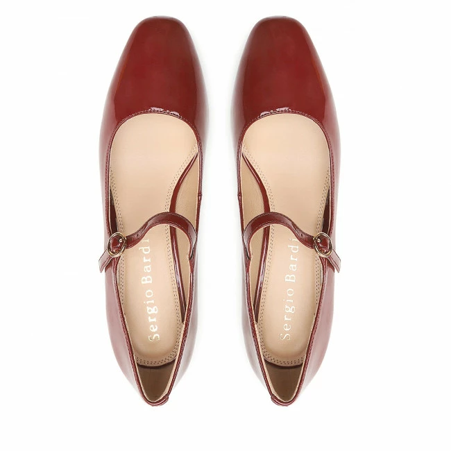 Heels Shoes SERGIO BARDI - WYL3139-2Z-SB Maroon Dark Red 7 Heels Shoes SERGIO BARDI - WYL3139-2Z-SB Maroon Dark Red - Image 5