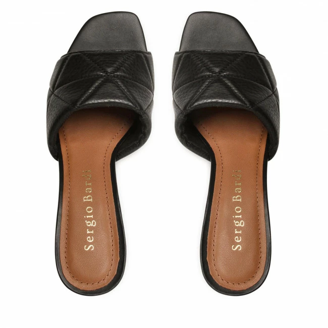 Casual Mules Slides SERGIO BARDI - KR-330403-02SB Black Black 8 Casual Mules Slides SERGIO BARDI - KR-330403-02SB Black Black - Image 6