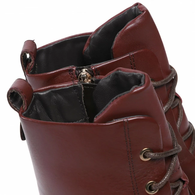 Ankle Boots SERGIO BARDI - RST-A1008-02SB Maroon Dark Red 7 Ankle Boots SERGIO BARDI - RST-A1008-02SB Maroon Dark Red - Image 5