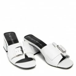 Casual Mules Slides SERGIO BARDI - U702-IN White White -Sergio Bardi Sales Store 5904248689414 06 rz