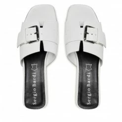 Casual Mules Slides SERGIO BARDI - U702-IN White White -Sergio Bardi Sales Store 5904248689414 08d rz
